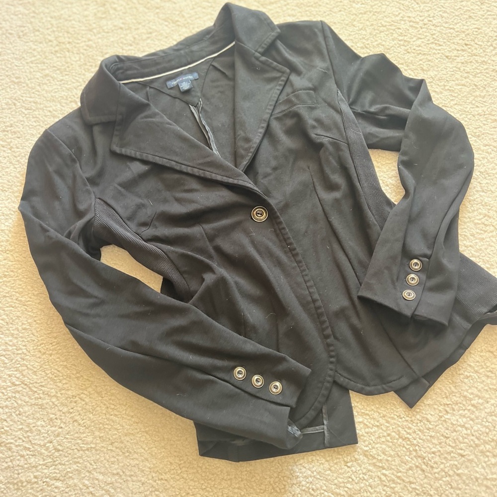 Tommy Hilfiger Black Stretchy Blazer